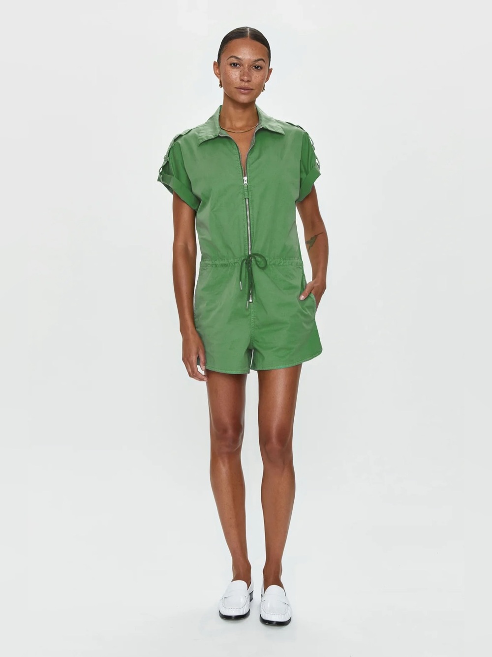 NWT Pistola Meg Romper in Avocado